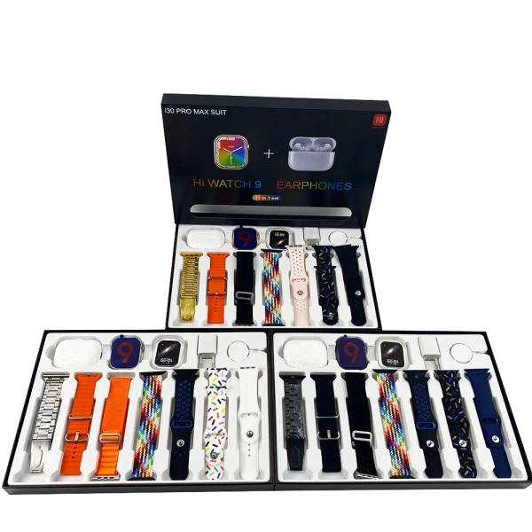 i30 Pro Max Suit Smart Watch & Earbuds Combo | 11-in-1 Multifunctional Device - Image 5