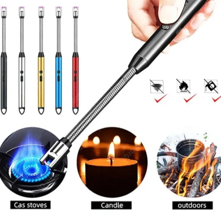 USB Rechargeable Flameless Arc Lighter Flexible & Windproof for Candles, Hiking, Camping, Kitchen, Fireplaces - Image 5