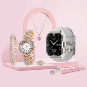 A58 Plus 6-in-1 Womens Smartwatch | Stylish Fitness Tracker Perfect Gift Idea