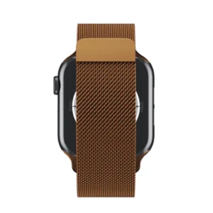 Coffee Color | Apple Watch Milanese Magnetic Loop Strap | Stainless Steel Band  | 42mm / 44mm / 45mm