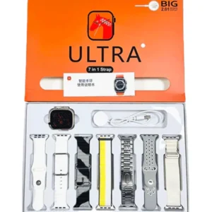 Ultra 7 in 1 Smart Watch | 7 Pairs of Straps