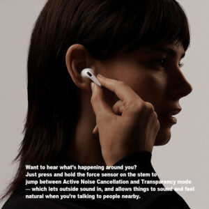 Airpods Pro 2 with ANC Technology | Wireless Earbuds Bluetooth | Super Sound Bass | Pop-Up Feature Compatible with All Devices