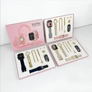 A58 Plus 6-in-1 Womens Smartwatch | Stylish Fitness Tracker Perfect Gift Idea