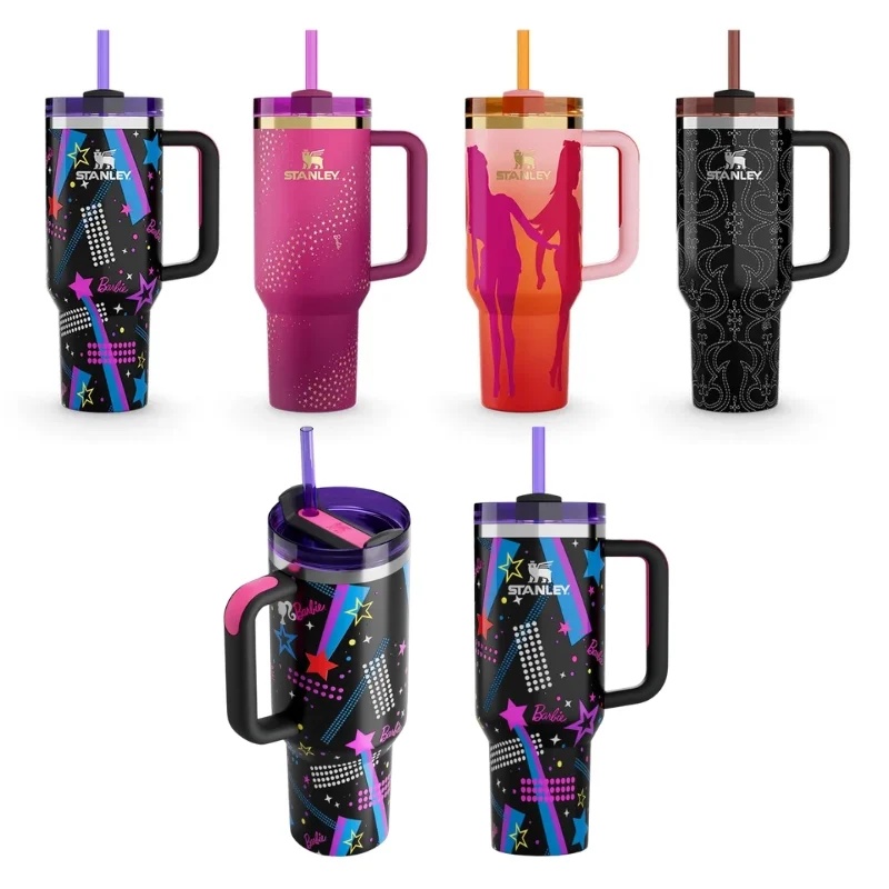 White Barbie Stanlay Tumbler | H2.0 Tumbler 1.18L Limited Edition Double Wall Vacuum Insulated - Image 5