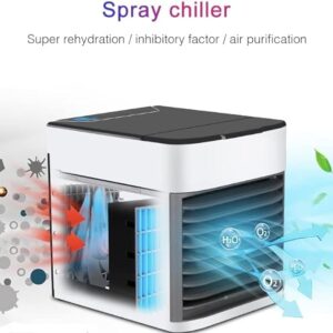 Arctic Air Ultra 3-in-1 Mini USB Portable Air Cooler | Personal Evaporative AC with LED Night Light for Home Office Travel