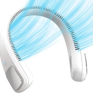 Arctic Air Freedom Wearable Neck Fan & Air Purifier | USB Rechargeable 3-Speed Personal Cooler for Indoor Outdoor Travel