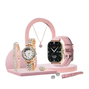 A58 Plus 6-in-1 Womens Smartwatch | Stylish Fitness Tracker Perfect Gift Idea