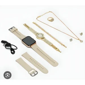 A58 Plus 6-in-1 Womens Smartwatch | Stylish Fitness Tracker Perfect Gift Idea