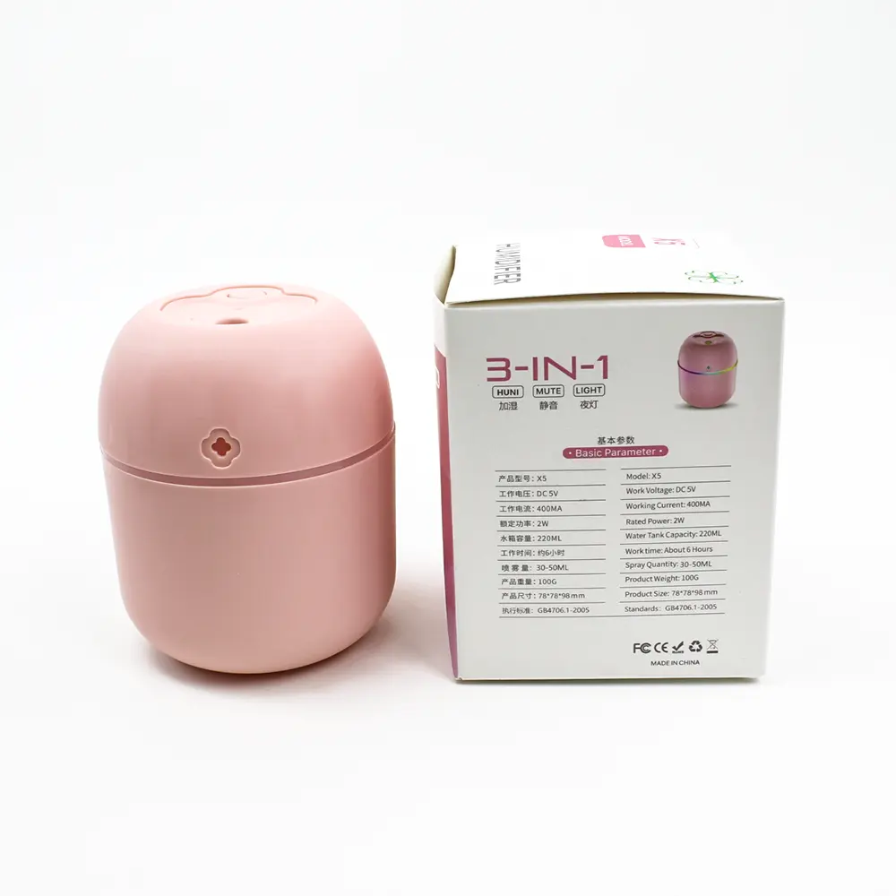 USB Portable Air Humidifier | 3-in-1 Humidifier, Mute & Light | For Home, Office & Car Mist Air Fresheners - Image 7