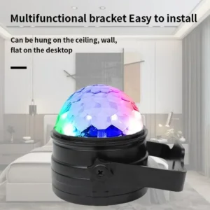 LED Disco Party Lights Crystal Magic Ball 3W RGB