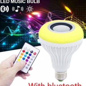 2-in-1 Smart LED Bulb + Bluetooth Speaker | RGB Light + Remote Control