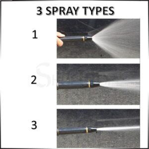 Metal High-Pressure Adjustable Nozzle Water Spray Gun | Durable for Multiple Uses